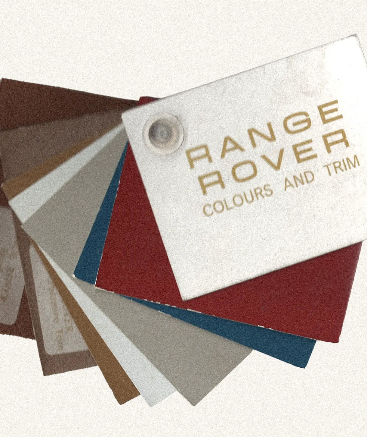 ORIGINAL RANGE ROVER COLOURS AND TRIM SAMPLER